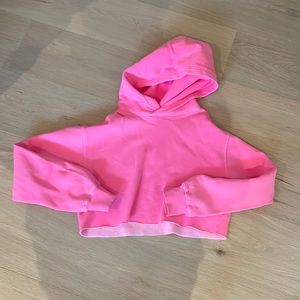 Tna cropped pink hoodie